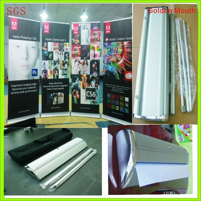Trade Show Retractable Display Banners , Table Top Retractable Banners 80*200cm