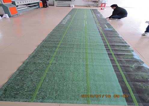 Outdoor / Indoor PVC Vinyl Banners With Velcro Hanger Uv Ink Printing