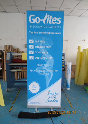 Scrolling Retractable Trade Show Banners For Exhibition 80*200cm