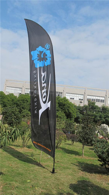 Durable Double Sides Advertisement Beach Flag Banner Dye Sublimation Printing